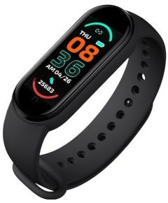 Bluetooth smartband heart rate detection and notifications M6 WB1818 