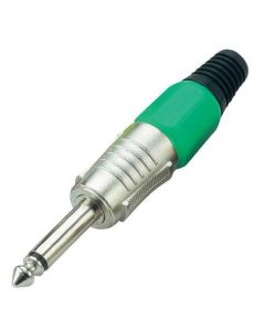 6.3mm mono-green Jack connector 40078 