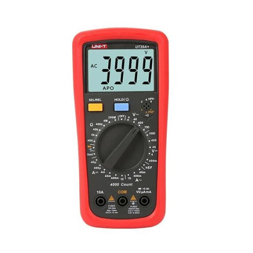 UNI-T UT39A+ Multimetro digitale 1000 V CC/750 V CA Tester 10 A