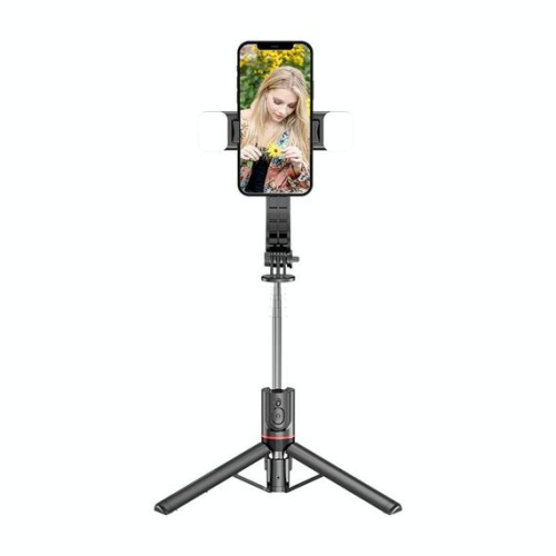 L13D Bluetooth Telecomando Staccabile Luce Treppiede Selfie Stick Supporto Telef