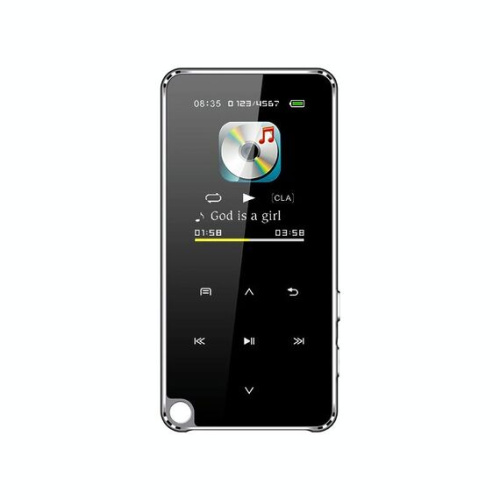 Lettore MP3 Bluetooth M25 portatile 64 GB nero multifunzionale