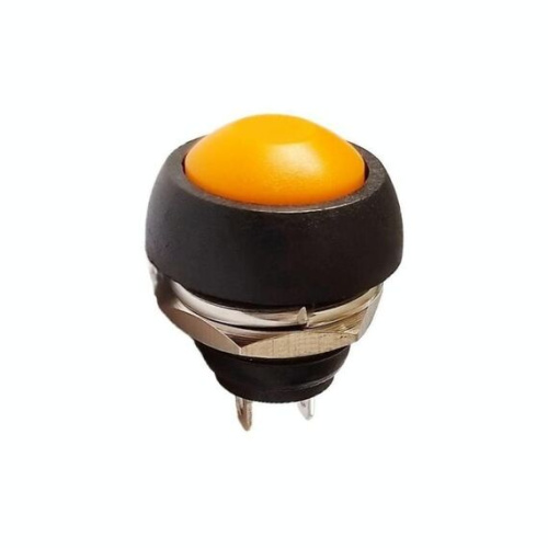 10 PCS SCHONTA PULSANTE AUTO-RESPORTO ARANCIONE