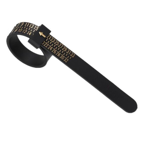 Cinture Portatili Nere Lettere Dorate Standard HK Misura Dita 10pz