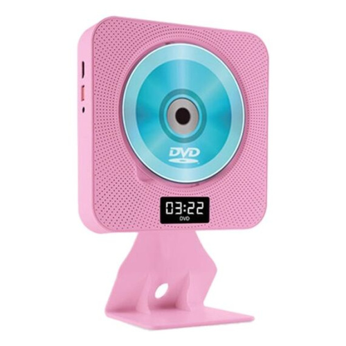 Kecag KC-608 Lettore DVD HD montaggio parete CD Bluetooth rosa