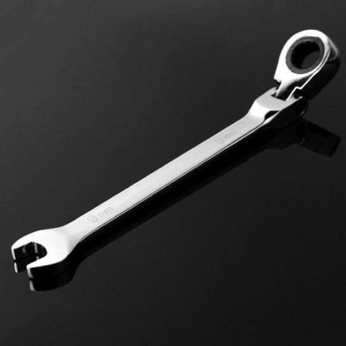 Chiavetta a cricchetto 9mm con strumento flessibile a doppia perforazione