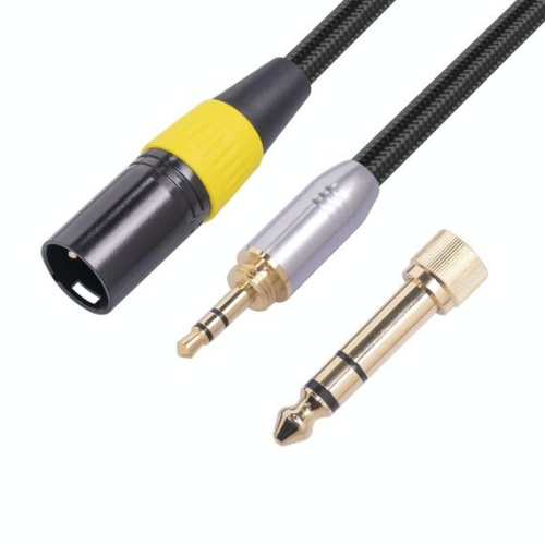 SB423K108-03 Cavo audio 6,35 mm + 3,5 mm a XLR 3 pin maschio 30 cm