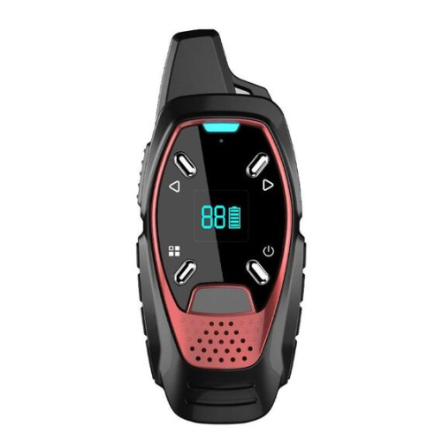 Walkie-Talkie Palmare Wireless Mini LED Ricarica USB Rosso 100x50x20mm