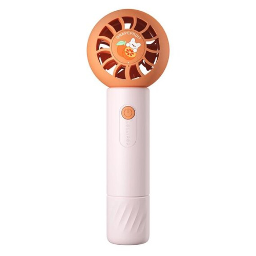 MF062 Mini ventilatore elettrico portatile Lollipop arancione