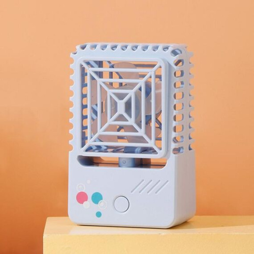 820 Mini Ventilatore USB Ricaricabile per Desktop Portatile Cielo Blu