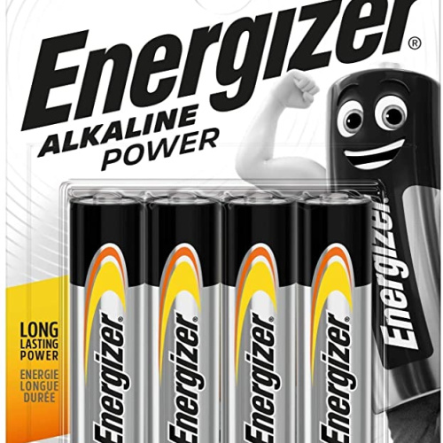 Batteria alcalina tipo AA LR6 1.5V blister da 4 Energizer