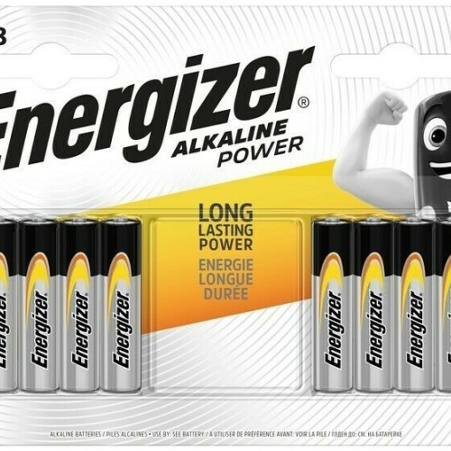 Batteria alcalina tipo AAA LR03 1.5V blister da 8 Energizer