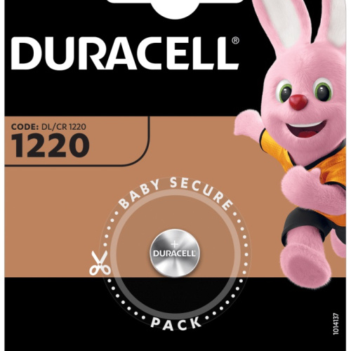 Batteria a bottone al litio 3V CR1220  Duracell
