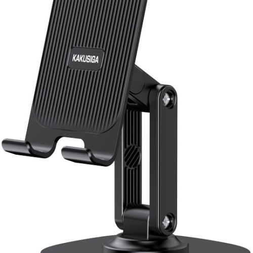 Supporto pieghevole per smartphone da tavolo nero KSC-1159