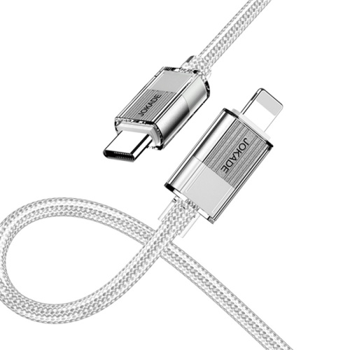 Cavo per ricarica e sincronizzazione USB Type C - Lightning 1.2m PD27W 5A JA044